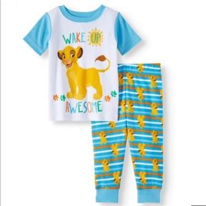 The Lion King Cotton tight fit pajamas, 2pc set
